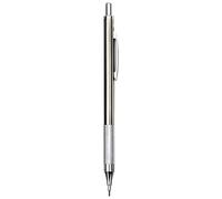 Bolígrafo de acero inoxidable de prensa automática, lápiz mecánico, herramienta de escritura de dibujo, control preciso, diseño duradero, agarre cómodo, para tomar notas escolares, estudiantes