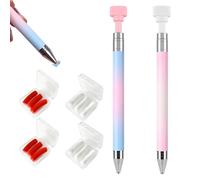 Bolígrafo de cera recargable automático para arte de diamantes, recogedor de diamantes de imitación multiusos para fabricación de joyas, 6 uds. Estilo-3