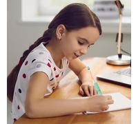 Bolígrafo de cuentas, elegante, giratorio, imprimible y resistente, escritura suave y resistente para hacer tareas, para firmar tareas, exámenes de trabajo, diario