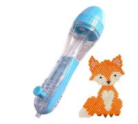 Bolígrafo de cuentas - Fabricante de manualidades con prensa automática | Dispensador de bolígrafos con cuentas con agarre ergonómico, adecuado para niños y adultos, pulseras de arte navideño, entusia