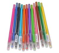 Bolígrafo de de gel para colorear creativo, marcador artístico para cabeza, 0, 35 mm, escritura de secado rápido para niña y niño, juego de bolígrafos de gel de color con cabeza