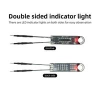 Bolígrafo de Descarga de Capacitor 1000UF 375V Sonda de Pinzas Extensible Doble Cara Luz Indicadora Segura Sin Chispas