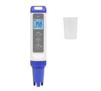 Bolígrafo de detección de agua ABS de mano con pantalla LCD para piscina, acuarios, calibración automática, analizadores de agua portátiles