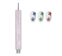 Bolígrafo de Dotting,Lápiz de diamantes de imitación con bola de acero inoxidable - Lápiz de punteado para decoración de uñas de 1,5 mm | Para mujeres, novias, principiantes, confirmados, salón en
