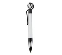 Bolígrafo de fútbol retráctil, bolígrafo de escritura divertido, escritura suave, recargable, recompensa de clase para niños, niñas, estudiantes, bolígrafos para arte, negro, azul, punta fina para