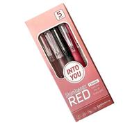 Bolígrafo De Gel Acción A Presión Bolígrafos Retráctiles Secado Rápido Con Punta 0 5 MM Para Tomar Notas Bolígrafo Para Uso Escolar Y Oficina 5 Piezas