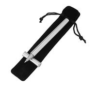 Bolígrafo de Gel Bolígrafo de Acero Inoxidable Bolígrafo de Firma Bolígrafo con Cubierta de Franela para Oficina Escuela