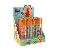 Bolígrafo de gel borrable Capybara - Bolígrafo escolar con goma - CoolPack - Escritura divertida y sin errores