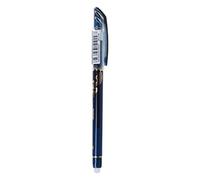 Bolígrafo de gel borrable de 0,38 mm con recambios azules, bolígrafos de papelería para la escuela, oficina, bolígrafos merasables, borrables, color azul frío, ambos mueren al final