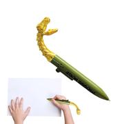 Bolígrafo de gel de dinosaurio - Bolígrafos de tinta de gel, diseño de abierta con temática de dinosaurios, divertido bolígrafo antiestrés | Linda y recargable papelería para escritura, diario, l