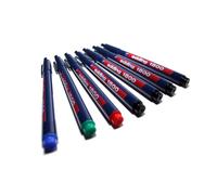 Bolígrafo de gel Edding 1800 profipen retráctil 0,5 mm azul pack 10 unidades