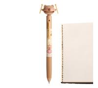 Bolígrafo de gel - Lindo bolígrafo de tinta de gel extensible Capybara | Suministros escolares de escritura líquida, accesorios de escritorio, dibujos animados para papel, estudio, enseñanza, diario
