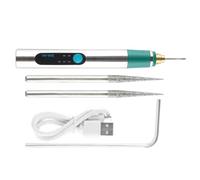 Bolígrafo de grabado eléctrico inalámbrico, kit de bolígrafo grabador inalámbrico recargable, máquinas de grabado eléctricas, herramienta giratoria para tallar, herramienta giratoria portátil para