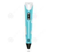 Bolígrafo de impresión 3D - 3 filamentos PLA - Cuaderno de dibujo con 42 modelos - Azul nuevo