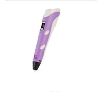 Bolígrafo de impresión 3D con 3 filamentos PLA y cuaderno de dibujo con 42 modelos - Morado nuevo