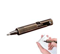 Bolígrafo de latón | Bolígrafos pequeños para Mujeres y Hombres, Herramientas de Escritura de latón, bolígrafos Elegantes para la Escuela, el hogar, Regalo de papelería de Firma Corporativa, Retro