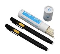 Bolígrafo de mármol invisible retráctil, tecnología de desvanecimiento del calor, centro de cera de vela verde, funda permanente ABS para aula, desaparición sensible al calor, mecanismo retráctil de