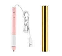 bolígrafo de papel de aluminio para álbum recortes, kit herramientas álbum derecortes, rollo depapel dealuminio caliente para hacer tarjetas,álbumes recortes, bolígrafo dibujo