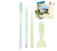 Bolígrafo de pegamento para álbumes de recortes, kit de herramientas para álbumes de recortes,Kit de 4 bolígrafos de pegamento | Herramienta de creación de manualidades para arte en papel, collage, cr