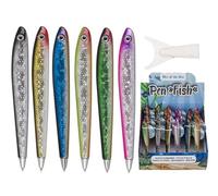 Bolígrafo de pescado - Vendido individualmente - Sardina, cebo de pesca, inusual y divertido