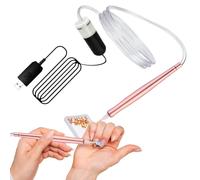 Bolígrafo De Pintura Con Cristales Con Succión - Bolígrafo Eléctrico De Succión Para Arte Con Purpurina,Aplicador Automático USB para Decoración de Eventos Proyectos de Manualidades Principiantes