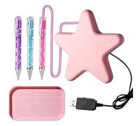 Bolígrafo de pintura de diamantes de imitación al vacío | Herramienta de estrás sin con bandeja de recogida | Lápiz de estrás al vacío para manualidades, decoración del hogar, principiantes