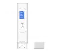 Bolígrafo de prueba de calidad del agua 6 en 1 con TOC COD conductividad UV y medición de temperatura, detector de mano de material ABS para agua potable y uso en acuarios, color blanco