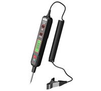 Bolígrafo de prueba de coche para HT86A con clip de alambre de resorte, probador de circuito de resistencia de voltaje de 0,8 V-100 V CC, pantalla LCD retroiluminada, linterna LED, detección de diodos