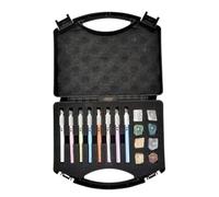 Bolígrafo de prueba de dureza, probador de rayones 2-9, con estuche, for kit de identificación de minerales industriales, joyería de jade, prueba de vidrio for joyería