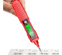 Bolígrafo de prueba eléctrico, pluma de prueba de voltaje,Probador de corriente eléctrica con pantalla LED | Probador de voltaje multifuncional con rango AC 12v-300v, buscador de puntos de ruptura de