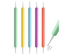 Bolígrafo de punteado para arte de uñas, herramienta de arte de uñas de doble extremo, herramientas de punteado, kit de manicura de pintura de puntos, herramienta de arte de uñas para dibujo en casa,