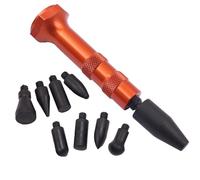 Bolígrafo de reparación de abolladuras: Toque hacia abajo | Toque Eliminador de abolladuras | Pluma de abolladuras de metal para coche con formas de 9 puntas | Kit de herramientas de reparación de