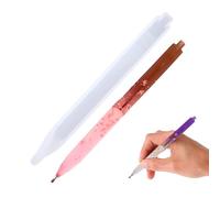 Bolígrafo de resina para fundir | Molde de silicona reutilizable para el bolígrafo, herramienta artesanal para crear aspirantes espacios vacíos, regalos