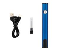 Bolígrafo de Soldadura Inalámbrico, Herramienta Quemadora de Hilo Recargable con Voltaje Ajustable Bolígrafo Portátil Rosca para Reparación Electrónica y Proyectos DIY (Azul)