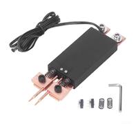 Bolígrafo de soldadura por puntos de mano para uso industrial, varilla de cobre con resortes dobles, cabezales de bola concéntricos, CC 4-12 V, ≥800 A, herramienta de soldadura integrada con batería