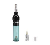 Bolígrafo de Soldadura, Portátil, Inalámbrico, Recargable, Gas Butano, Hierro, Antorcha, Forma de Bolígrafo, Herramienta de Soldadura para Electrónica, Hogar, Bricolaje(Transparente) Kitchen