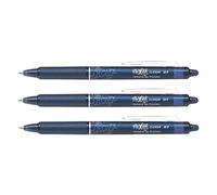 Bolígrafo de tinta borrable Pilot Frixion Clicker, en color negro, Blue Black, 3