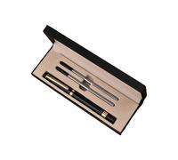 Bolígrafo de tinta de gel de metal negro con agarres cómodos para escribir suavemente, negocios, oficina, escuela, uso en la escuela