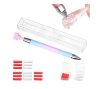Bolígrafo Diamond Painting Recargable con Cera, Bolígrafo para Diamond Painting, Aplicador de Diamantes y Nail Art Pen para Uñas, Pluma Multifunción, Bolígrafos DIY para Manualidades