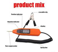 Bolígrafo digital de voltaje para detección de cables vivos, detector de voltaje de CA no inductivo con bombilla de neón, broca de acero al cromo vanadio, ABS ergonómico Han