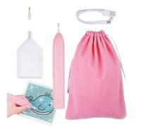 Bolígrafo eléctrico de diamantes de imitación, accesorios de pintura con diamantes de imitación, herramienta portátil para manualidades con 3 ventosas ajustables para clases de arte escolares