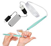 Bolígrafo eléctrico de pintura de diamantes de imitación, bolígrafo eléctrico de pintura de diamantes de imitación, accesorios de manualidades portátiles, aplicador automático USB para actividades de