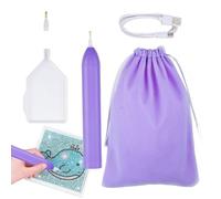 Bolígrafo eléctrico para pintura artística con diamantes de imitación, accesorios de pintura con diamantes de imitación, herramienta portátil para manualidades con 3 ventosas ajustables para clases de
