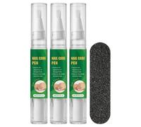 Bolígrafo Eliminador de Cutículas | 3 Piezas Fortalecedor Suave Nutritivo | Pluma de para Cutículas y Uñas Dañadas - Para Hombre Mujer Amantes Belleza Uso Diario Viaje Salón Mañana Noche