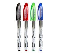 Bolígrafo Genie 40018 Roller con colores surtidos, adecuado para zurdos, 12 unidades: 4 negros, 4 azules, 2 rojos y 2 verdes