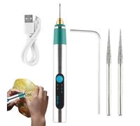 Bolígrafo grabador para todos los materiales | Herramienta para grabado portátil y apto para principiantes, kit bolígrafo recargable de 3 velocidades para grabar | Para artistas, aficionados, joyas