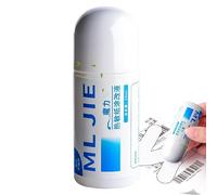 Bolígrafo líquido corrector de protección de privacidad, herramienta de marcado de papel térmico para cubrir información sensible, rodillo de tinta antirrobo para protección de identidad para