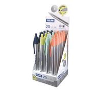 Bolígrafo Milan P1 silver tinta azul 1mm