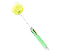 Bolígrafo multicolor con cuentas, 4 colores en 1, retráctil, multicolor, para escribir, anotar, marcar, instrumento de escritura multifuncional