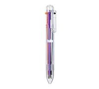 Bolígrafo multicolor para cambiar de color, cuerpo transparente para niños, escritura, resaltado, codificación de colores para puntos, bolígrafos coloridos dorados para niños, escuela, adultos